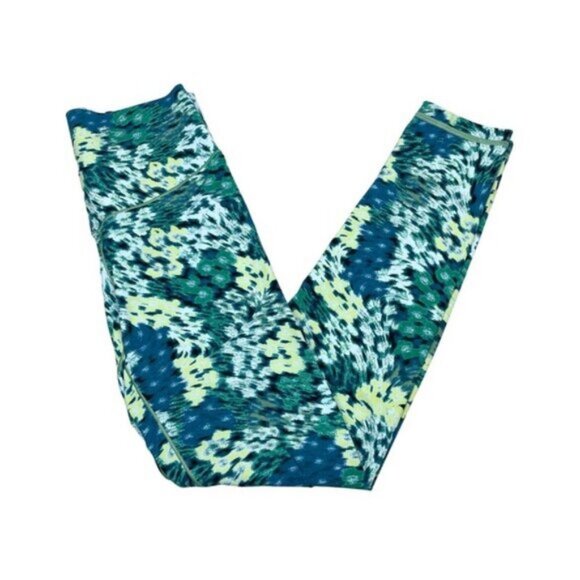 Aerie Women's Offline Real Me Xtra 7/8 Leggings Emerald Green Blue Small - Picture 2 of 8